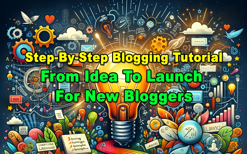 You are currently viewing Step-By-Step Blogging Tutorial – From Idea To Launch For New Bloggers