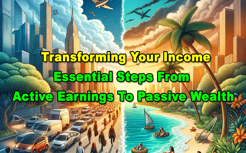 You are currently viewing Transforming Your Income – Essential Steps From Active Earnings To Passive Wealth