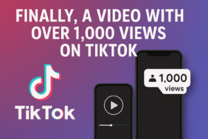 Read more about the article Finally, A Video With Over 1,000 Views On TikTok