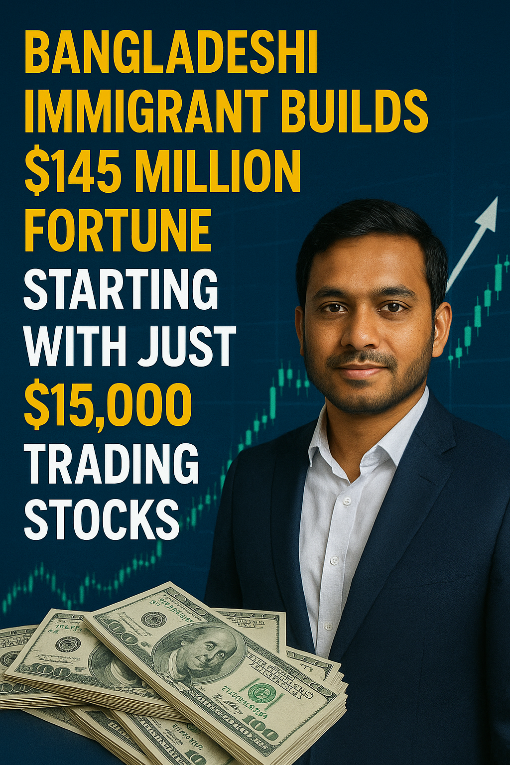 Bangladeshi Immigrant Builds $145 Million Fortune Starting With Just $15,000 Trading Stocks