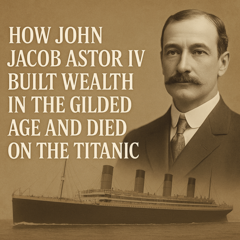 How John Jacob Astor IV Built Wealth In The Gilded Age And Died On The Titanic
