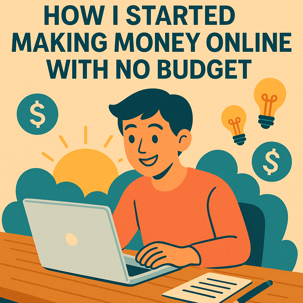 You are currently viewing How I Started Making Money Online With No Budget