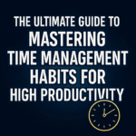 The Ultimate Guide To Mastering Time Management Habits For High Productivity