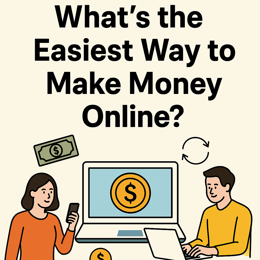 You are currently viewing What’s The Easiest Way To Make Money Online